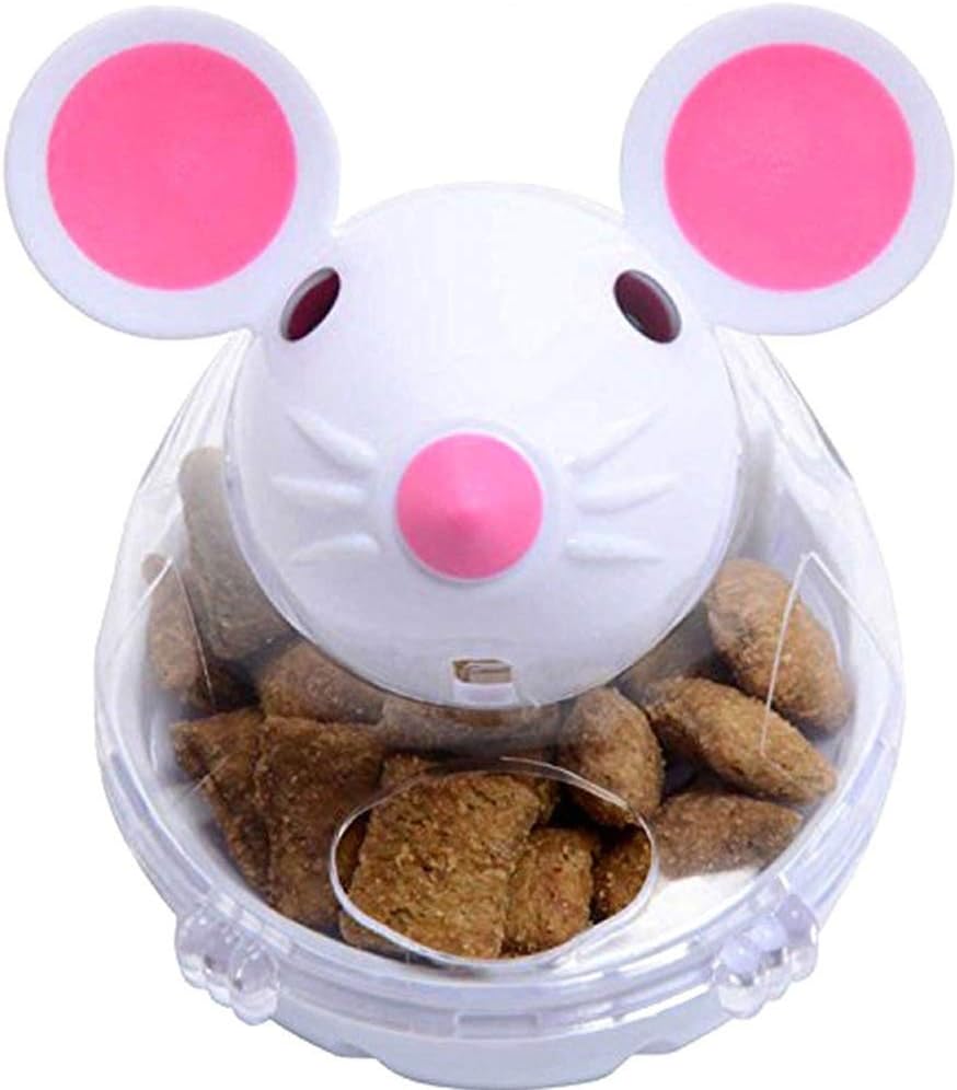 Distributeur de Nourriture - FeedBall™ - Souris Blanche - Super chien