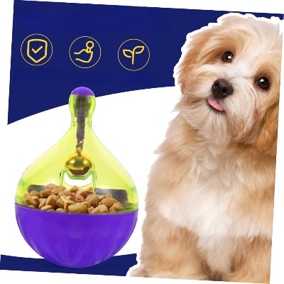 Distributeur de Nourriture - FeedBall™ - Toupie - Super chien