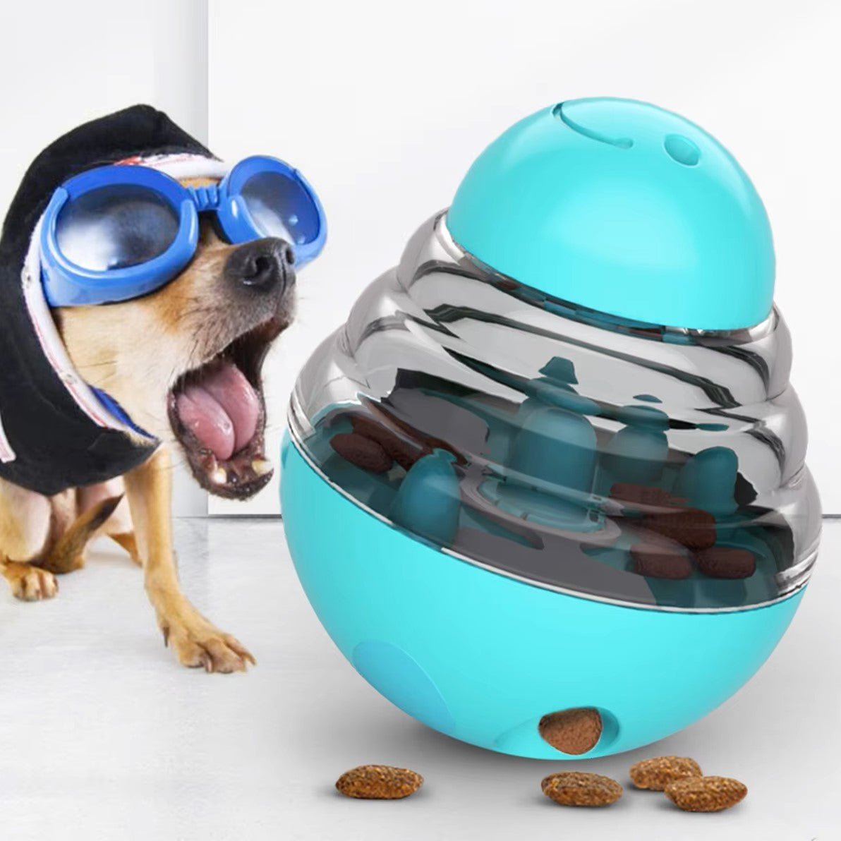 Gobelet Interactif - SlowFeederDog™ - Turquoise - Super chien