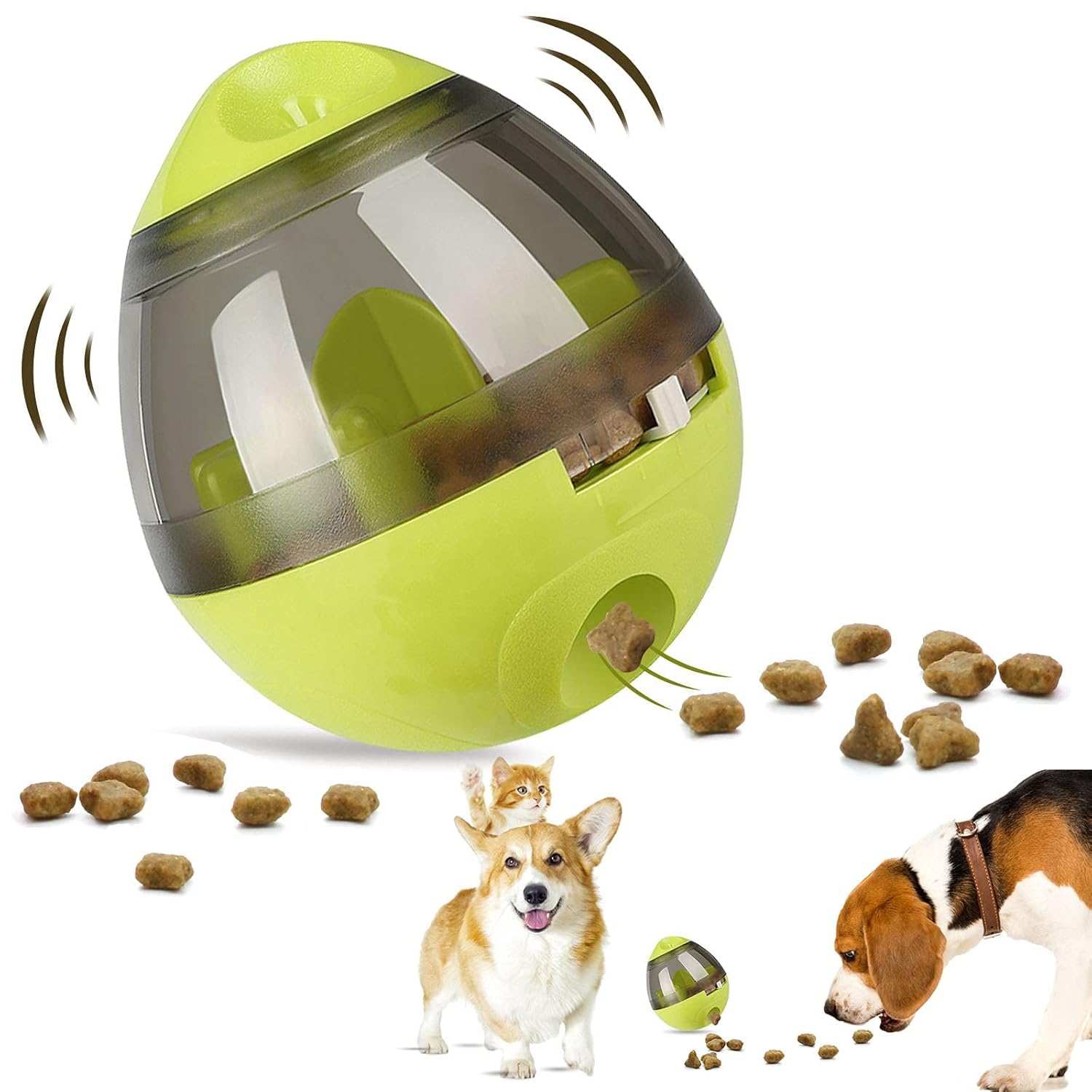 Jouet Gobelet Fuyant - FeedMaze™ - Vert - Super chien